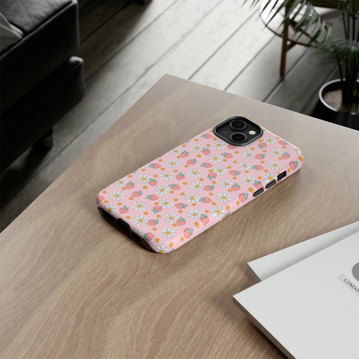 Strawberry Floral Phone Case