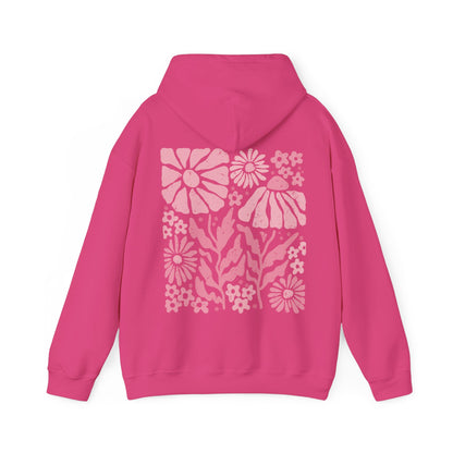 Pink Pressed Flower Hoodie