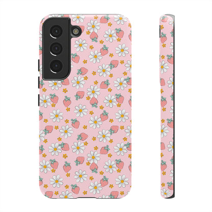 Strawberry Floral Phone Case