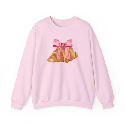 Coquette Croissant Bow Sweatshirt