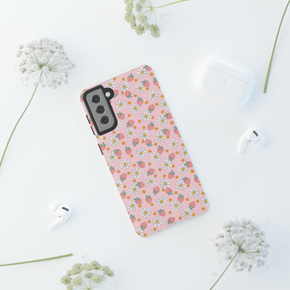 Strawberry Floral Phone Case