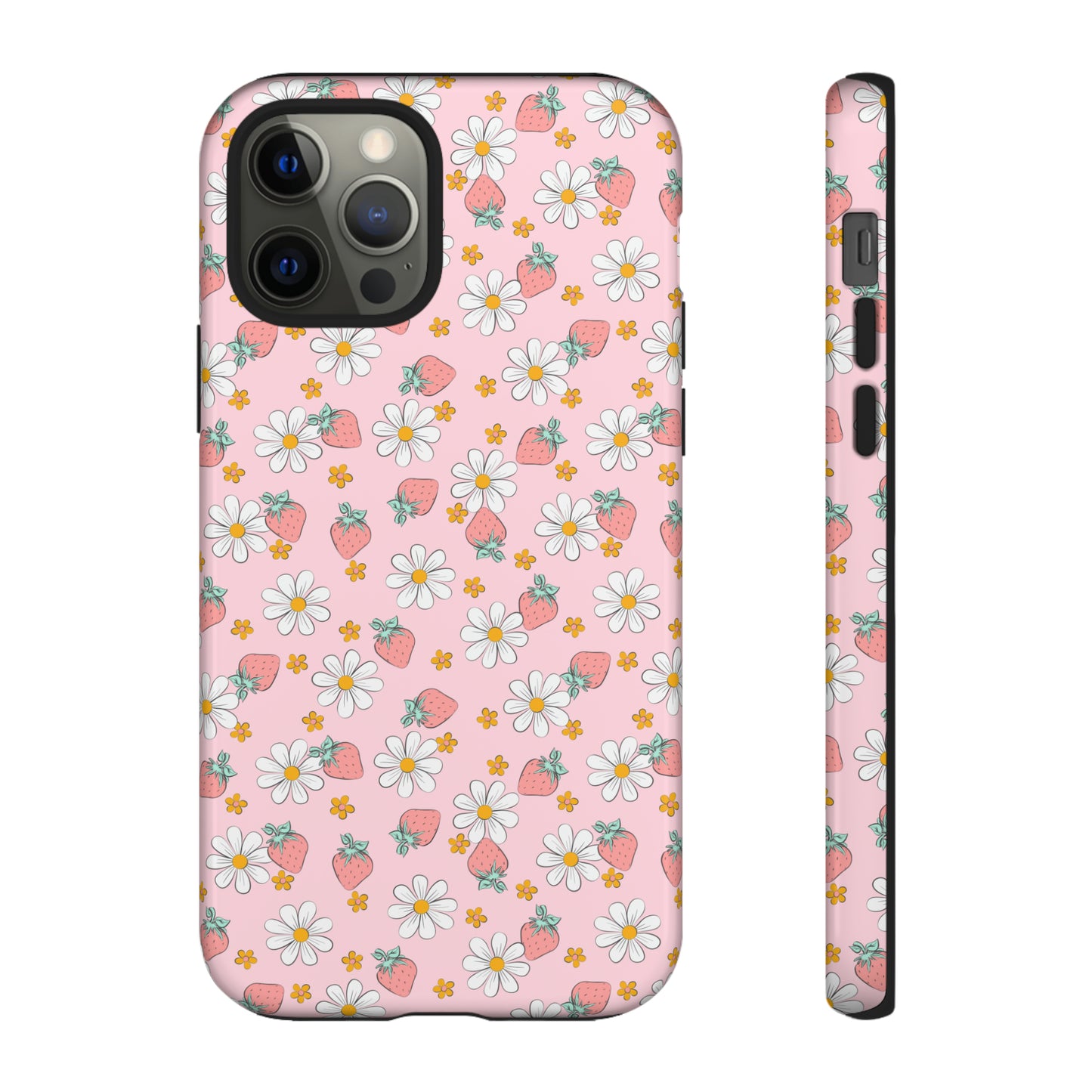 Strawberry Floral Phone Case