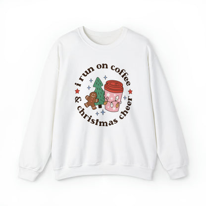 Retro Christmas Coffee and Cheer Sweatshirt