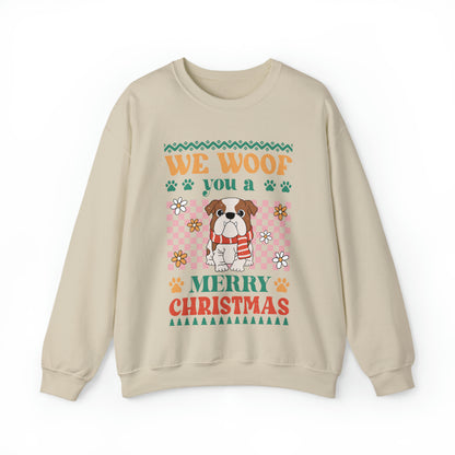 Christmas Bulldog Ugly Sweater