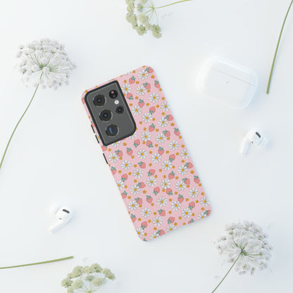 Strawberry Floral Phone Case