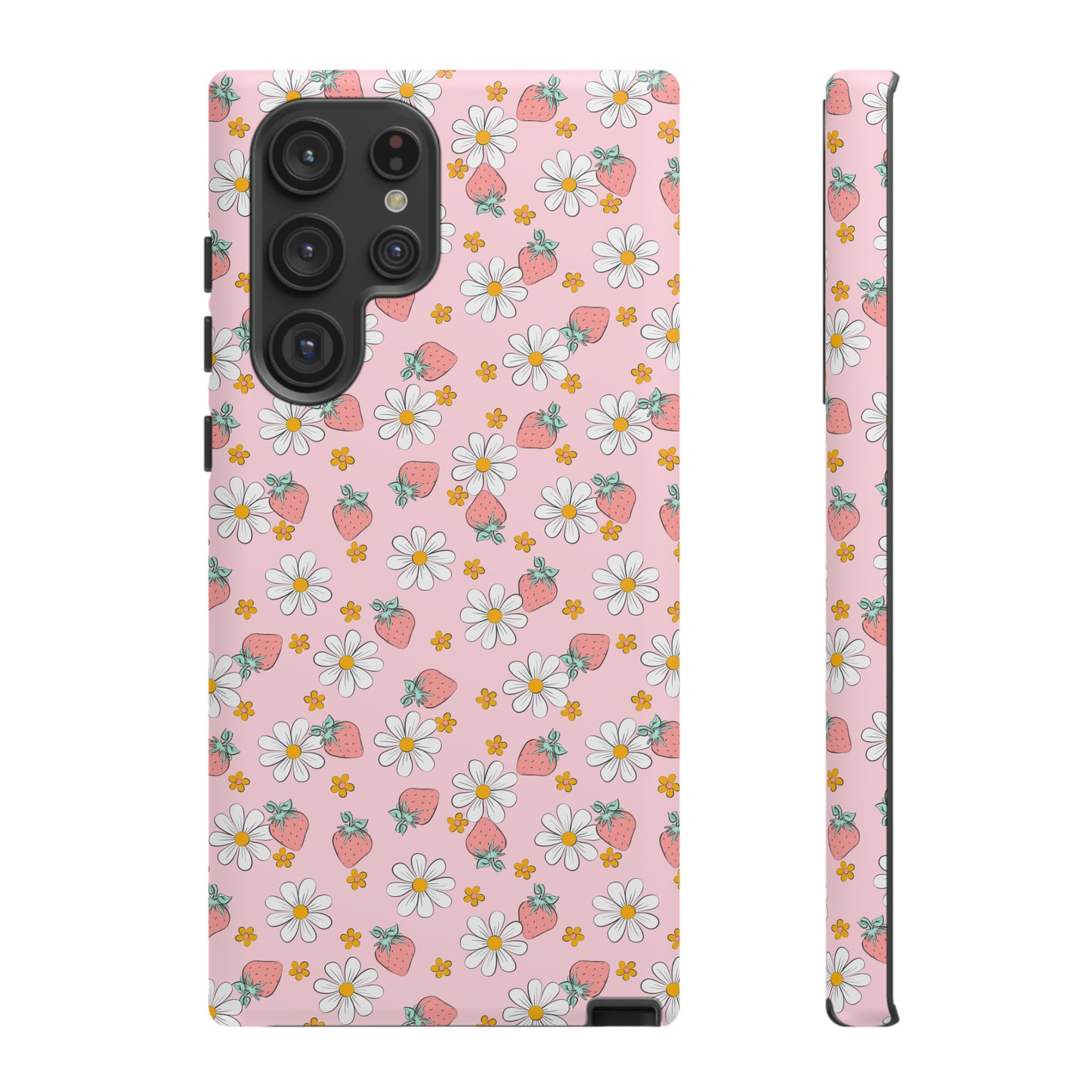 Strawberry Floral Phone Case