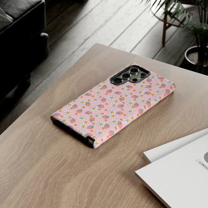 Strawberry Floral Phone Case