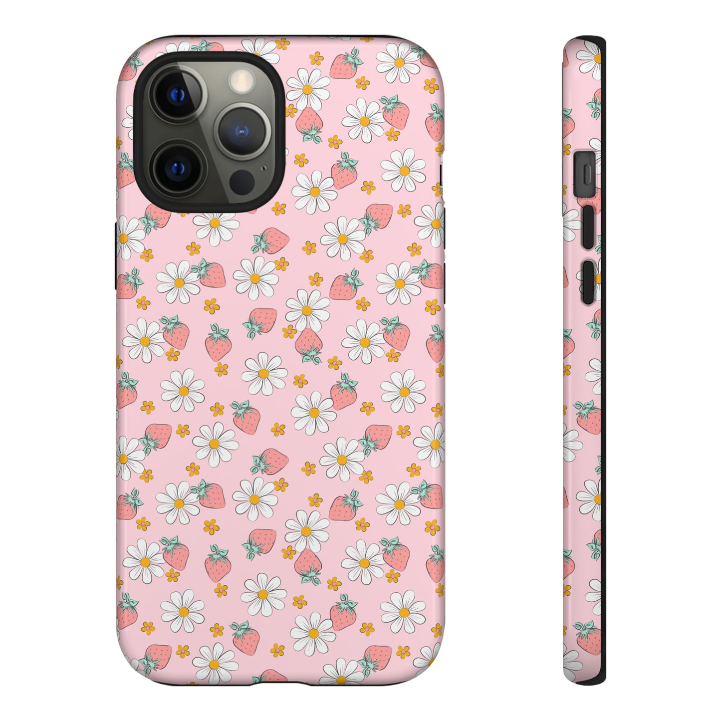 Strawberry Floral Phone Case