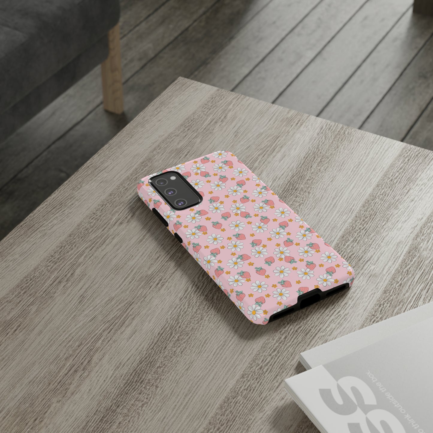 Strawberry Floral Phone Case