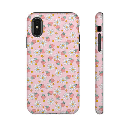 Strawberry Floral Phone Case