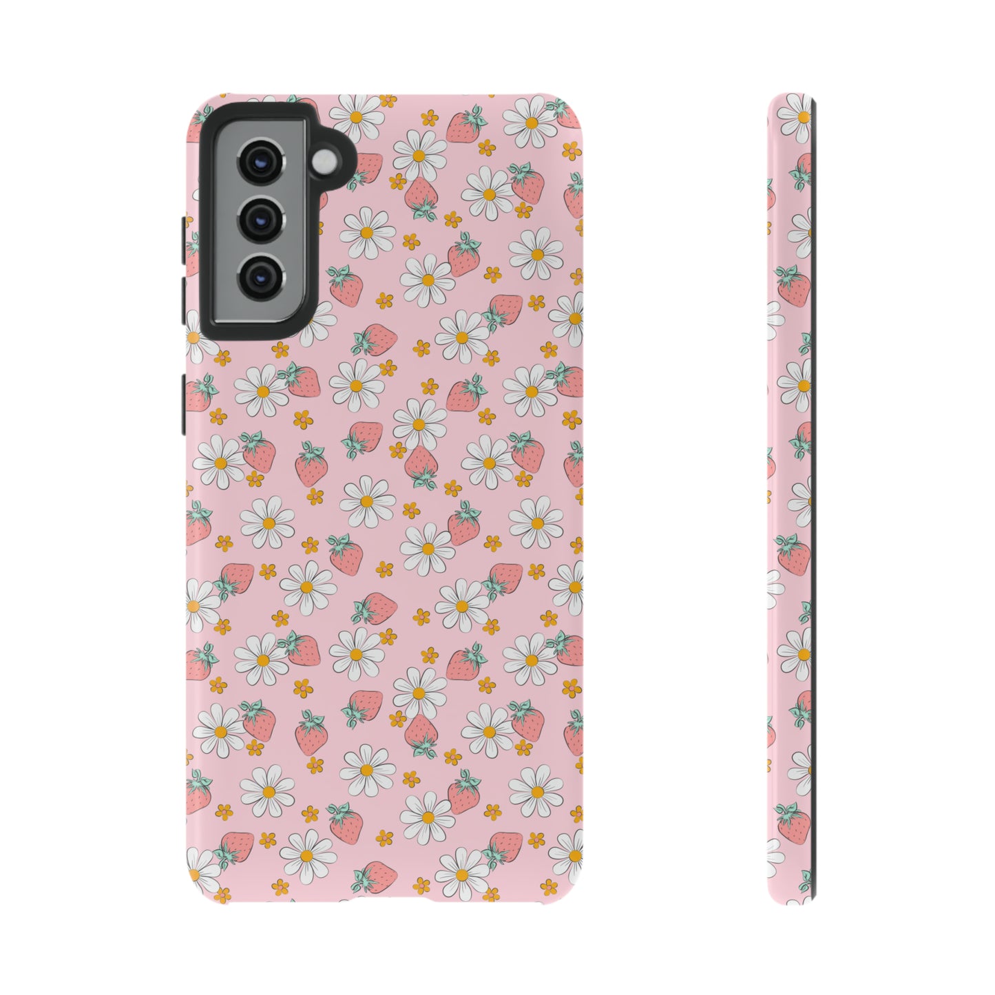 Strawberry Floral Phone Case