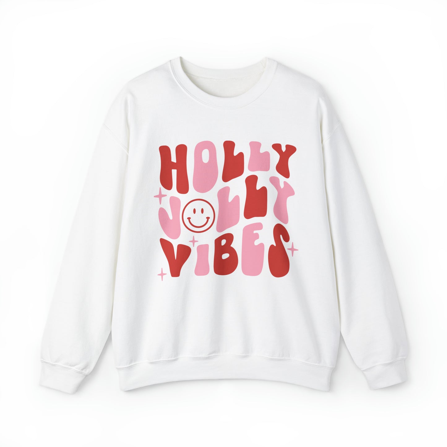 Holly Jolly Vibes Smiley Sweatshirt