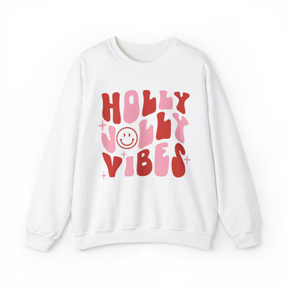 Holly Jolly Vibes Smiley Sweatshirt