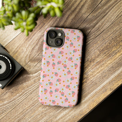 Strawberry Floral Phone Case