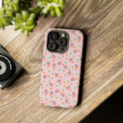 Strawberry Floral Phone Case