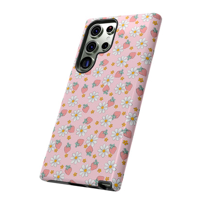 Strawberry Floral Phone Case