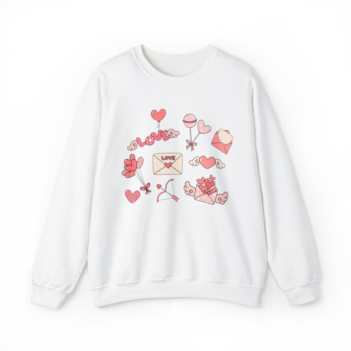 Valentines Doodles Sweatshirt