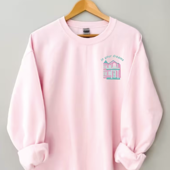 Embroidered In Your Dreams Y2K Dreamhouse Sweatshirt