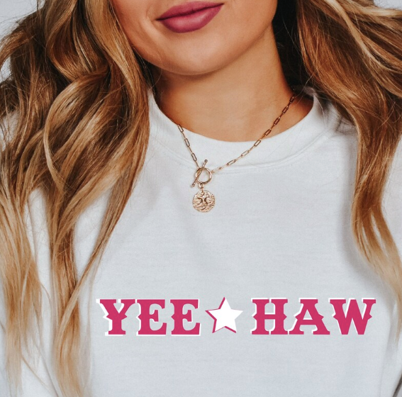 Embroidered Yeehaw Sweatshirt