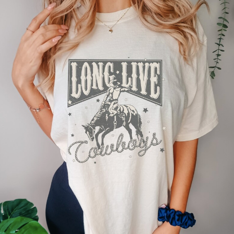 Long Live Cowboys Comfort Colors Shirt