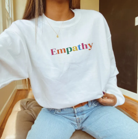 Embroidered Empathy Sweatshirt