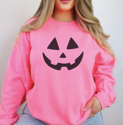 Jack-O-Lantern Face Sweatshirt