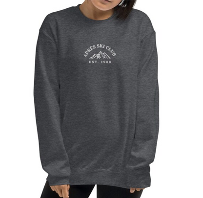 Embroidered Apres Ski Club Sweatshirt