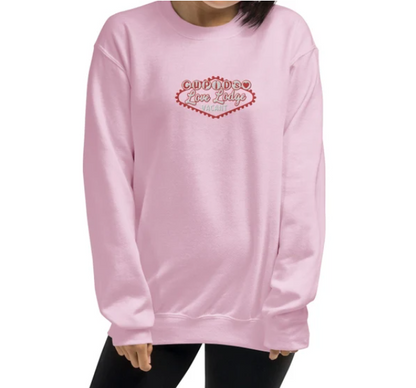 Embroidered Cupids Love Lodge Sweatshirt