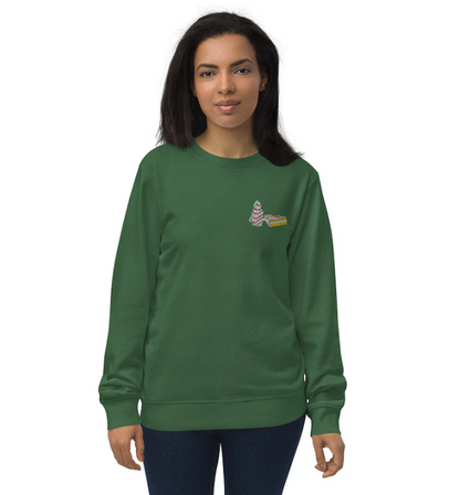 Embroidered Christmas Tree Cake Sweatshirt