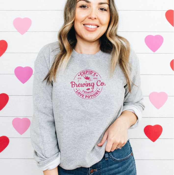 Embroidered Cupids Brewing Co Shirt Sweatshirt