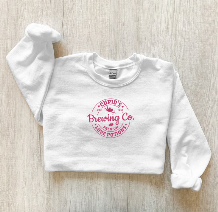 Embroidered Cupids Brewing Co Shirt Sweatshirt