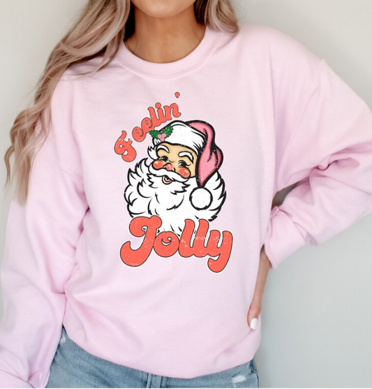 Christmas Santa Feelin' Jolly Sweatshirt