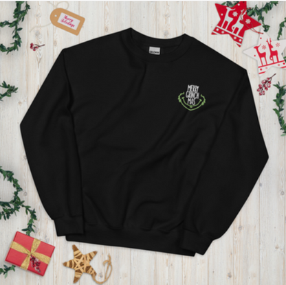 Embroidered Merry Grinchmas Sweatshirt