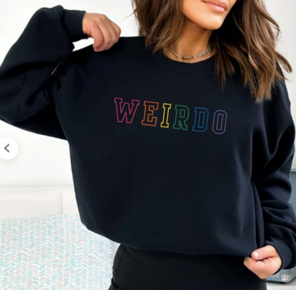 Embroidered Weirdo Sweatshirt