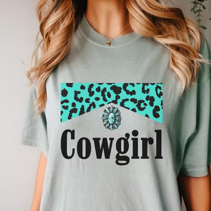 Cowgirl Leopard Print Shirt