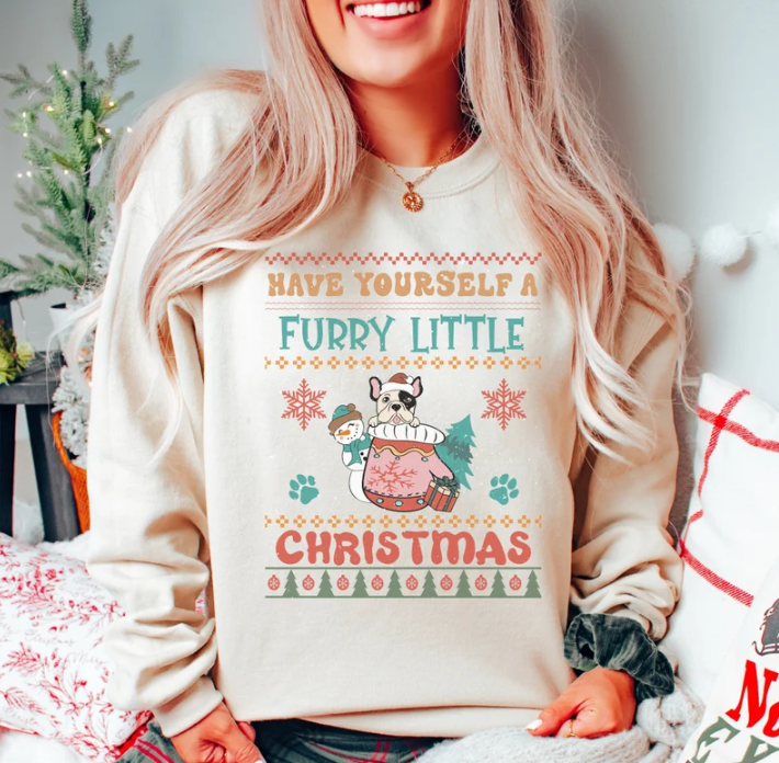 French Bulldog Christmas Sweater