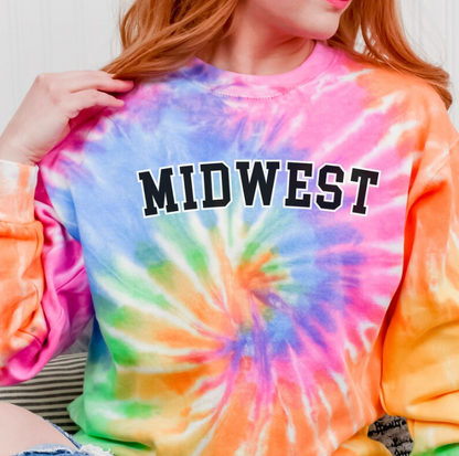 Tie Dye Midwest Sweatshirt