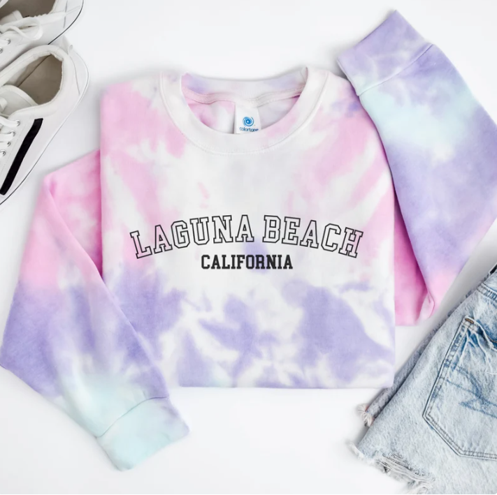 Tie Dye Laguna Beach Sweatshirt