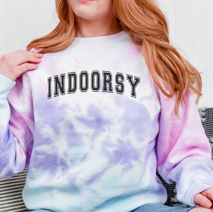 Tie Dye Indoorsy Sweatshirt