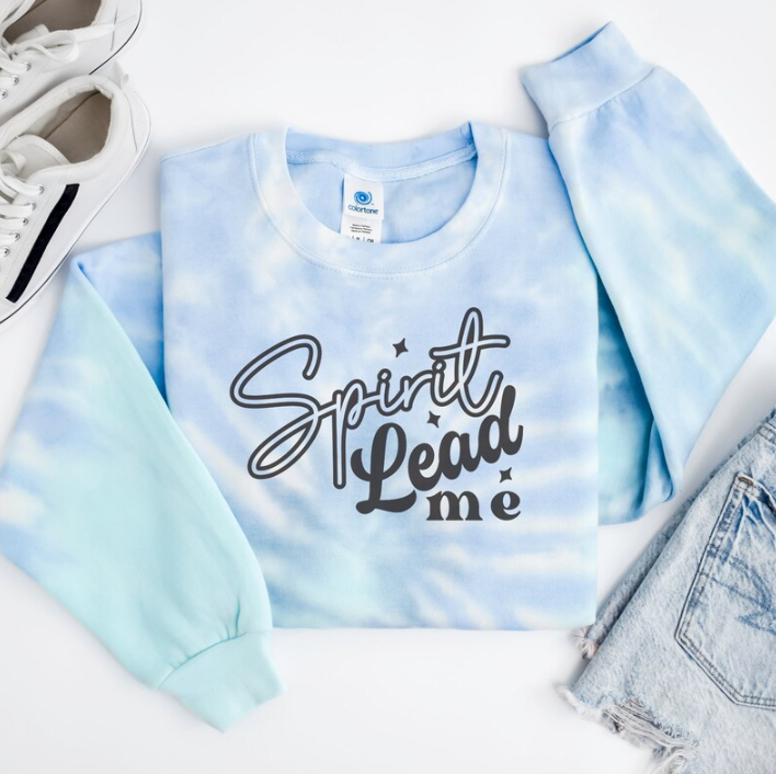 Tie Dye Spirit Lead Me Sweatshirt