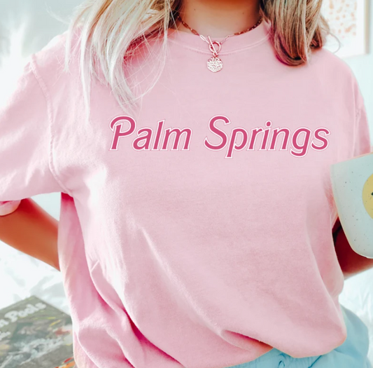 Comfort Colors Palm Springs Bachelorette Shirt