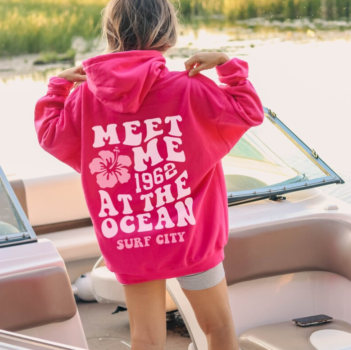 Meet Me at the Ocean Hoodie Sweatshirt