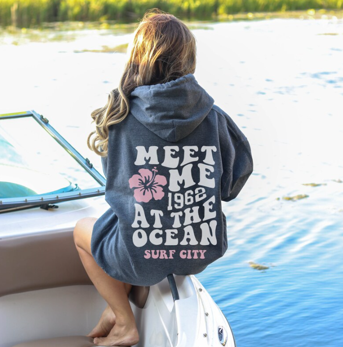 Meet Me at the Ocean Hoodie Sweatshirt