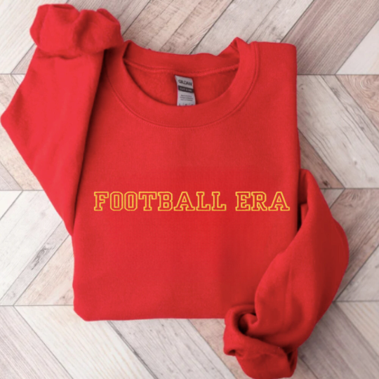 Embroidered Football Era Sweatshirt