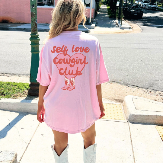 Comfort Colors Self Love Cowgirl Club Shirt