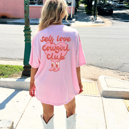 Comfort Colors Self Love Cowgirl Club Shirt