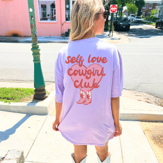 Comfort Colors Self Love Cowgirl Club Shirt