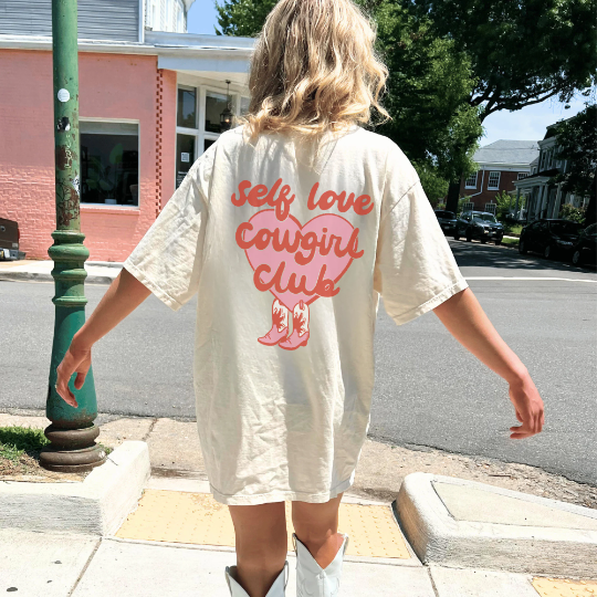 Comfort Colors Self Love Cowgirl Club Shirt