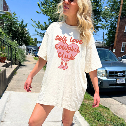 Western Valentines Self Love Cowgirl Club Shirt