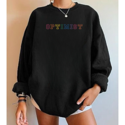 Embroidered Optimist Sweatshirt